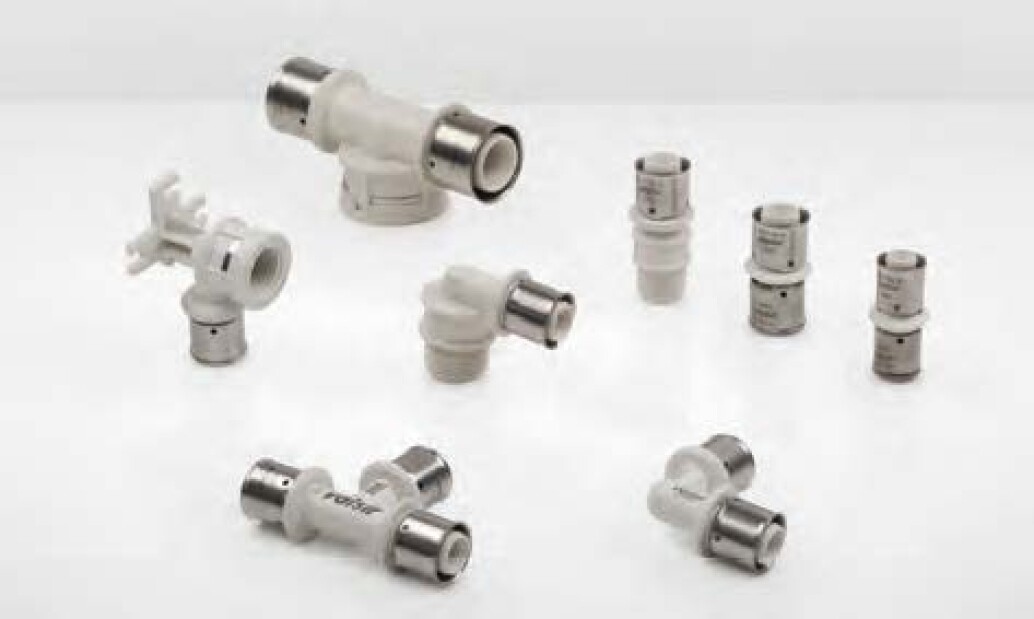 Press fittings in technopolymer